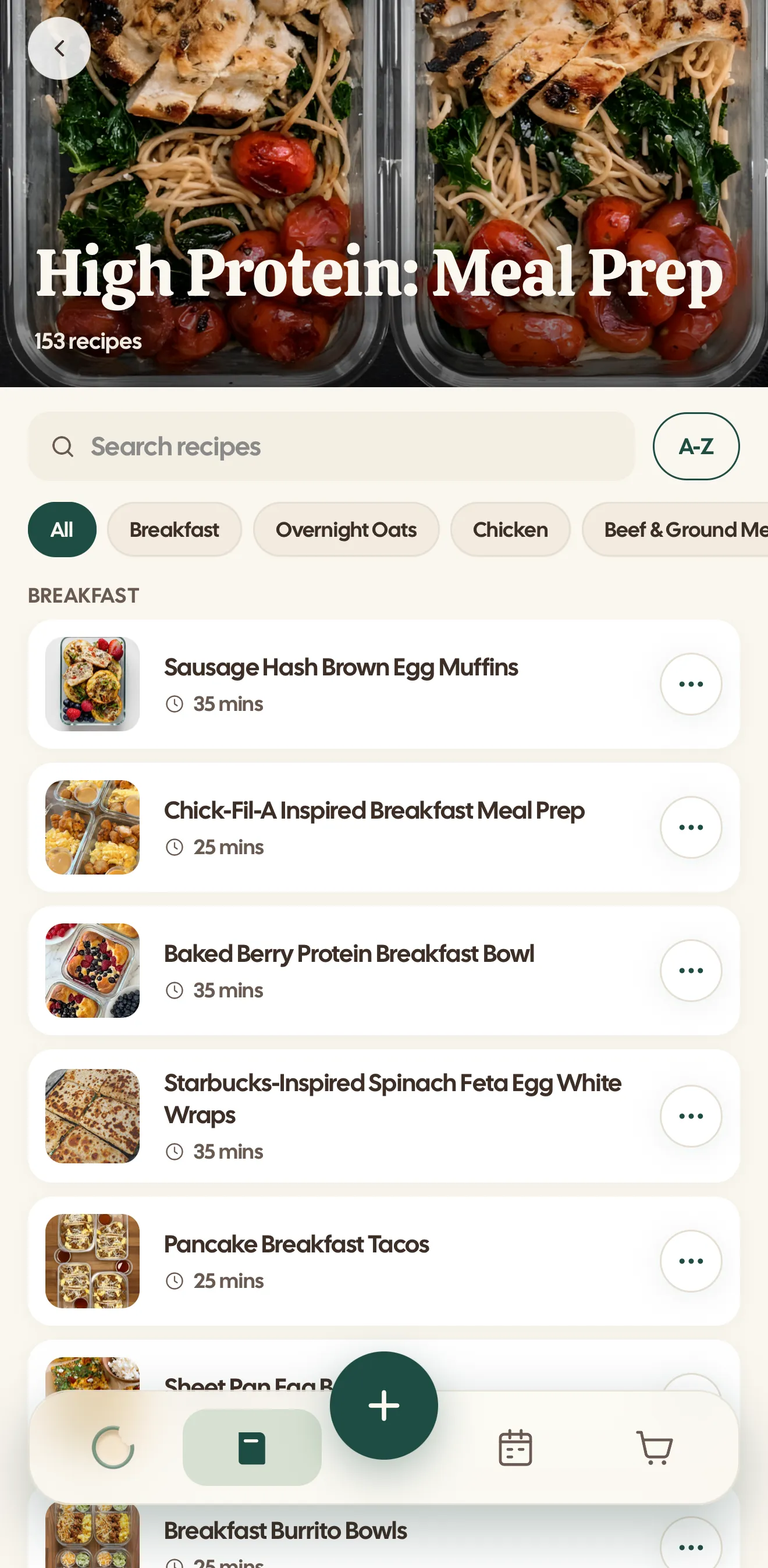The High Protein: Meal Prep cookbook in Daily Bite, 153 recipes